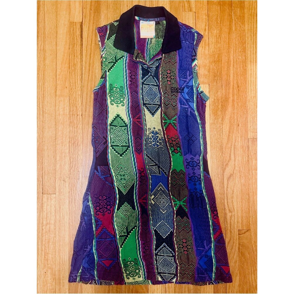 RARE 1990’s VTG✨ COOGI Australia • Sleeveless Mini Dress • Womens SMALL - Picture 2 of 13